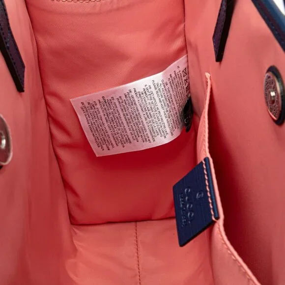 GUCCI Authentic Pink Leather Tote Bag - Picture 6 of 13